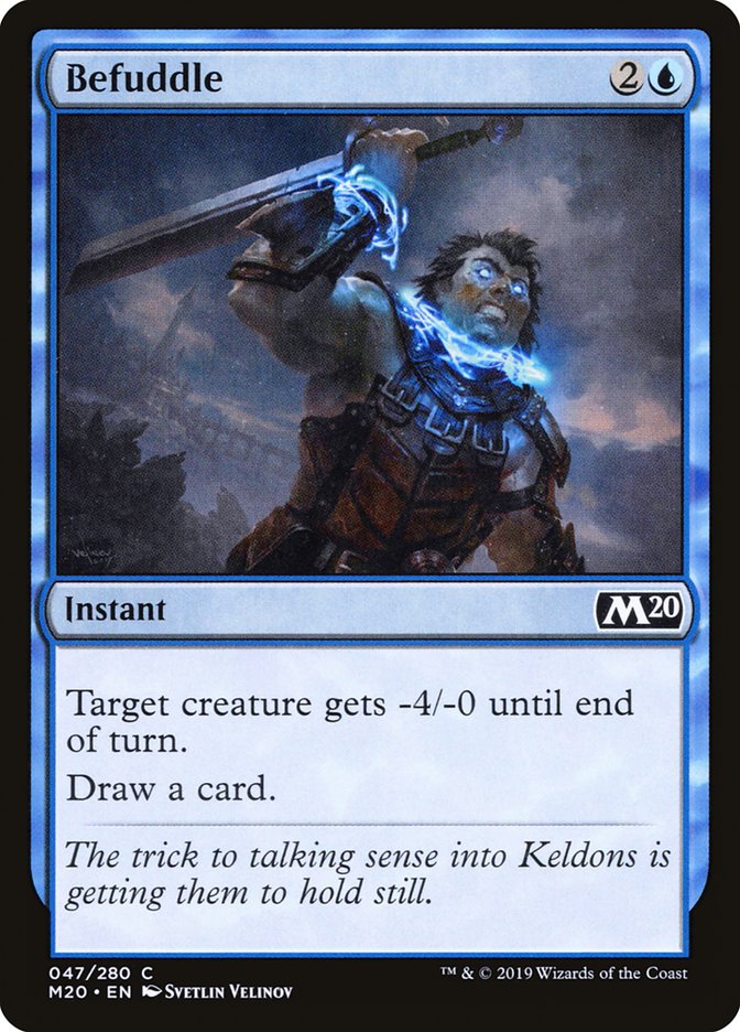 Befuddle [Core Set 2020] Magic: The Gathering