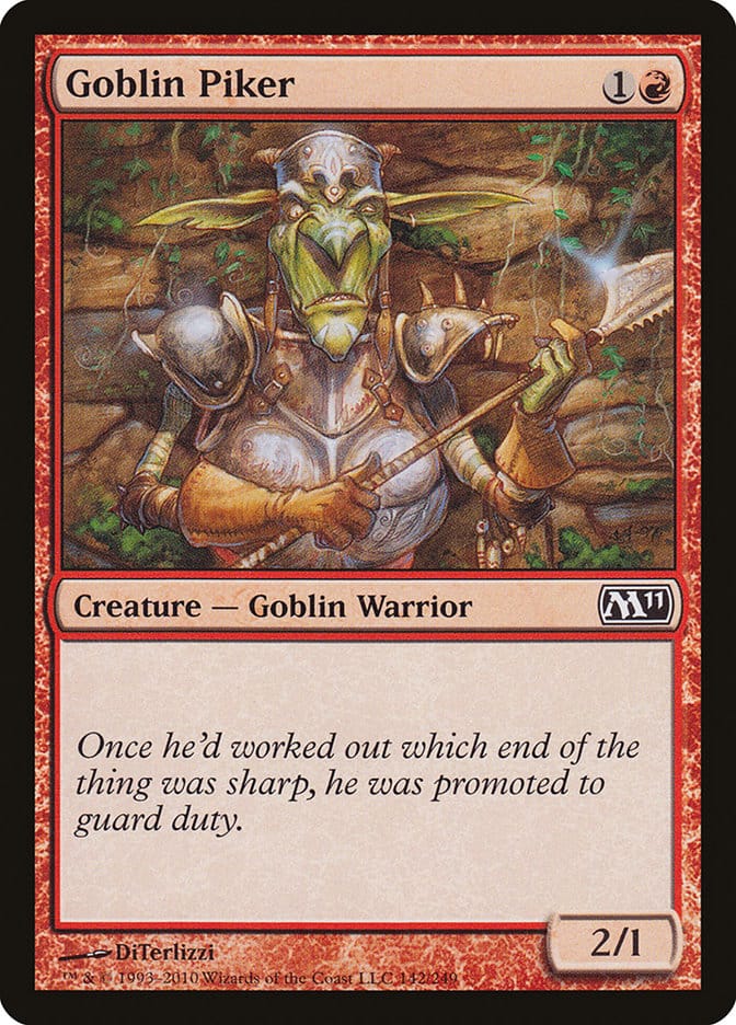 Goblin Piker [Magic 2011] Magic: The Gathering