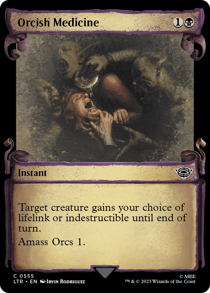 Orcish Medicine [The Lord of the Rings: Tales of Middle-Earth Showcase Scrolls] Magic: The Gathering