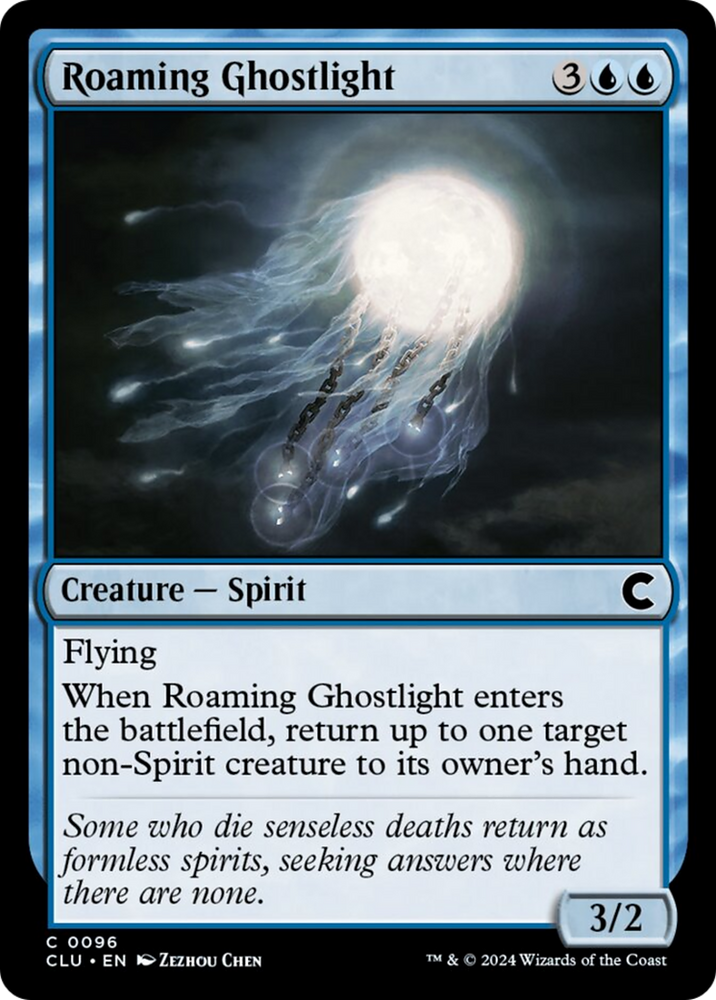 Roaming Ghostlight [Ravnica: Clue Edition] Magic: The Gathering