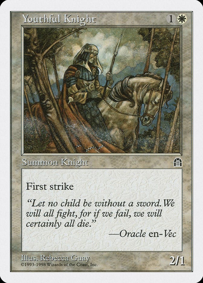 Youthful Knight [Anthologies] Magic: The Gathering