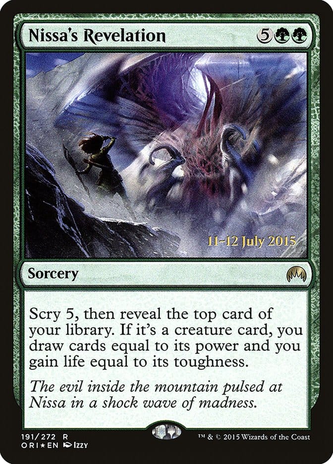 Nissa's Revelation [Magic Origins Prerelease Promos] Magic: The Gathering