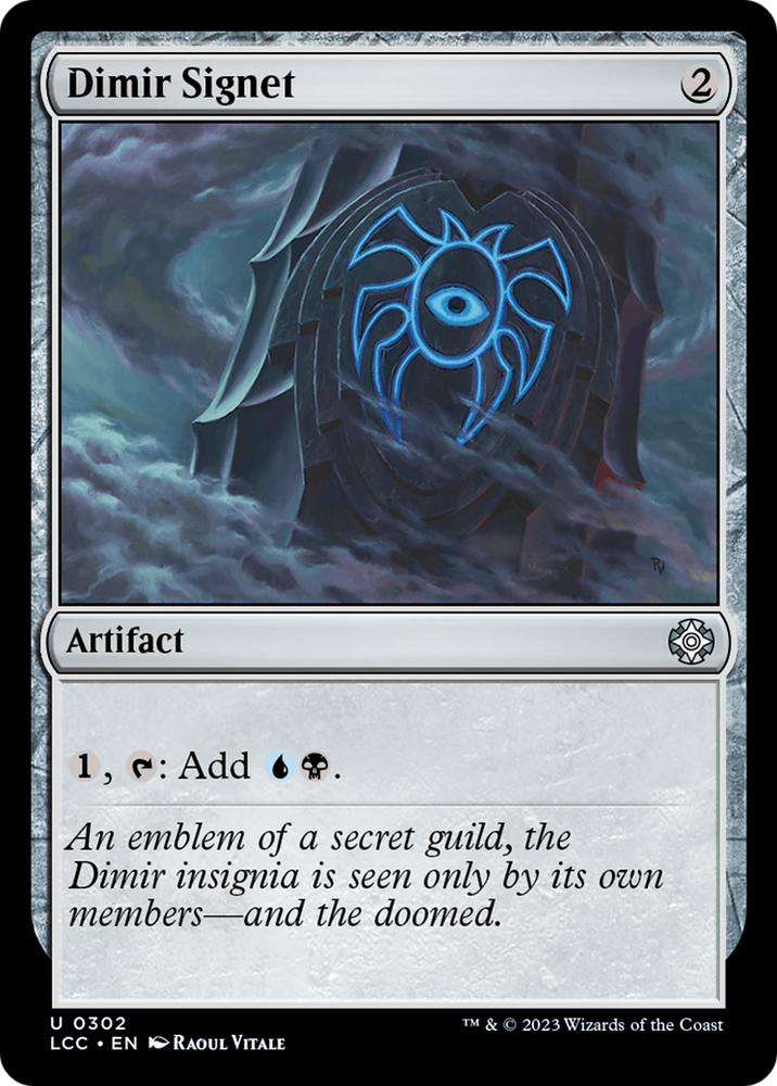 Dimir Signet [The Lost Caverns of Ixalan Commander] Magic: The Gathering