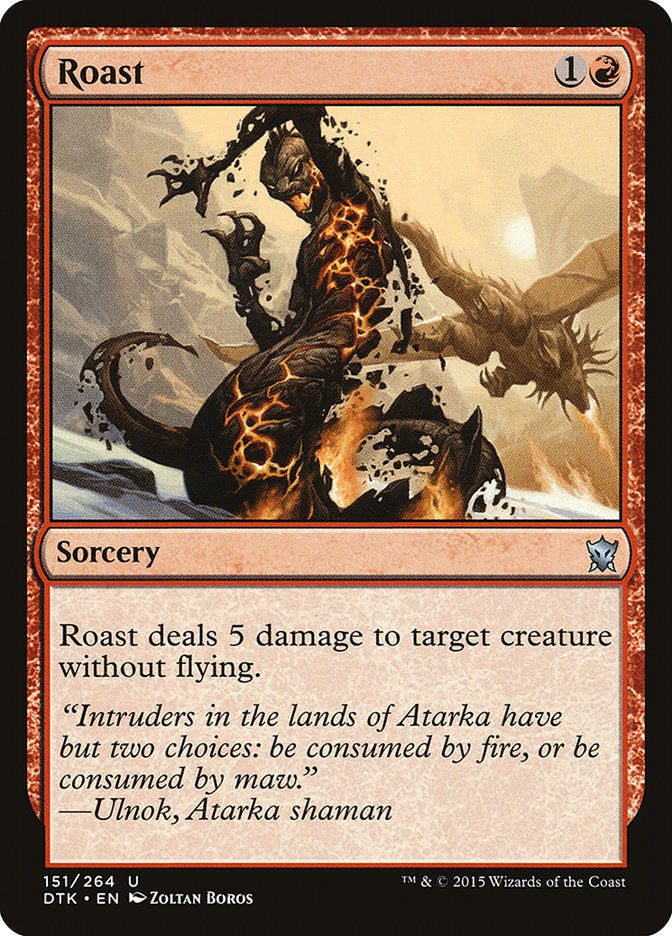 Roast [Dragons of Tarkir] Magic: The Gathering