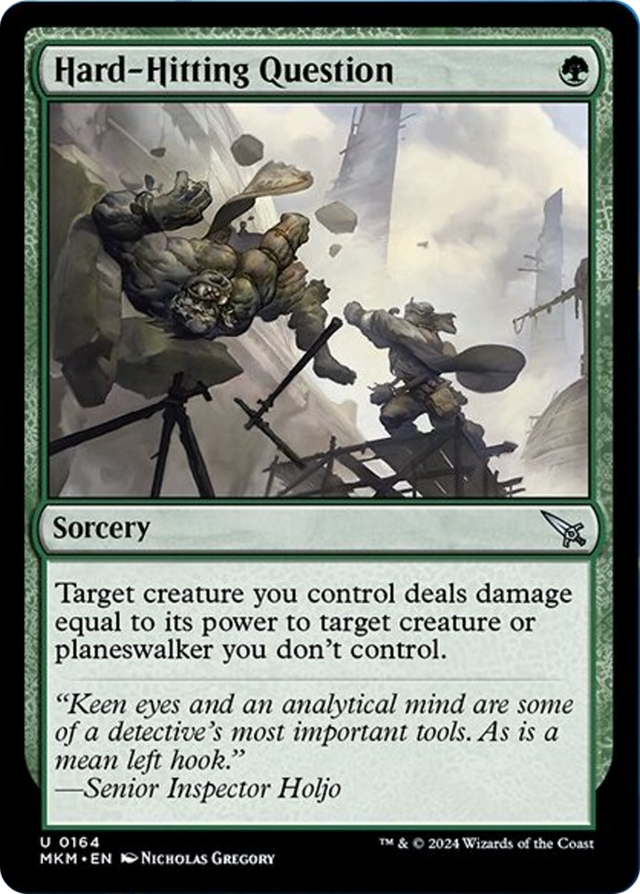 Hard-Hitting Question [Murders at Karlov Manor] Magic: The Gathering