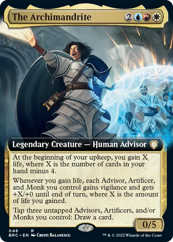 The Archimandrite (Extended Art) [The Brothers' War Commander] Magic: The Gathering