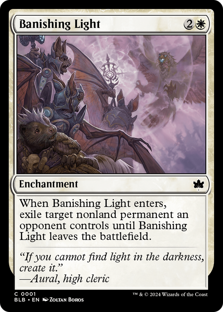 Banishing Light [Bloomburrow] Magic: The Gathering