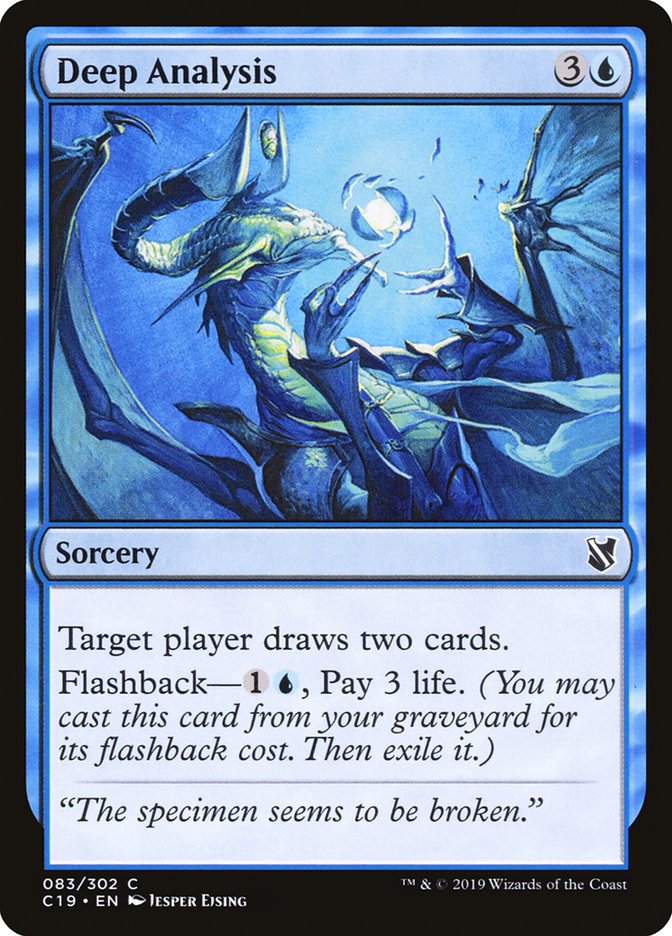 Deep Analysis [Commander 2019] Magic: The Gathering