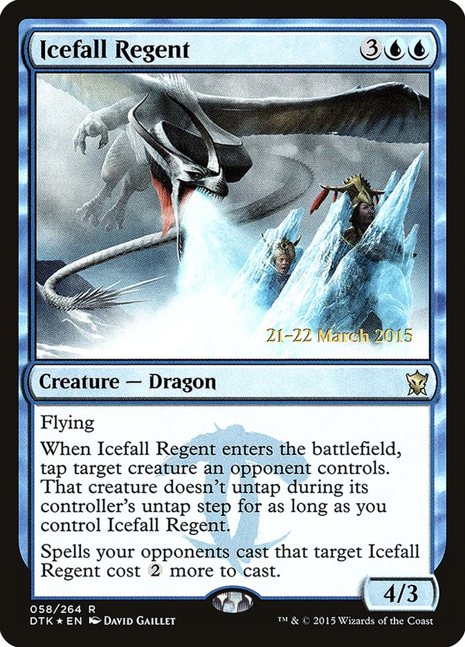 Icefall Regent [Dragons of Tarkir Prerelease Promos] Magic: The Gathering