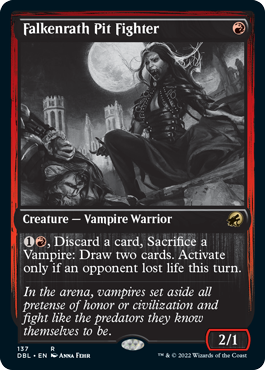 Falkenrath Pit Fighter [Innistrad: Double Feature] Magic: The Gathering