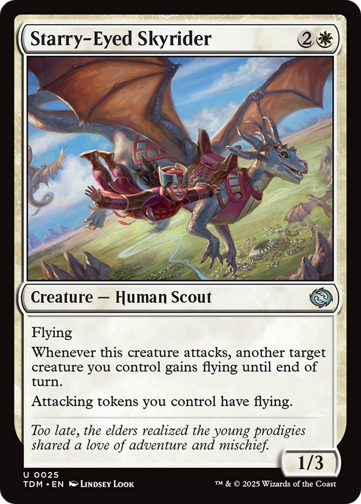 Starry-Eyed Skyrider [Tarkir: Dragonstorm] Magic: The Gathering