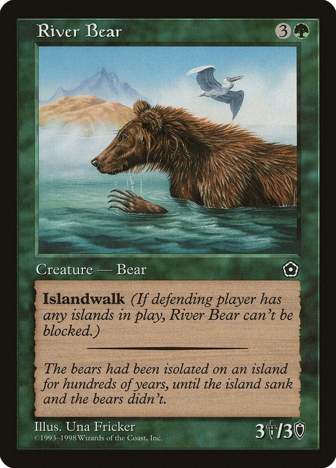 River Bear [Portal Second Age] Magic: The Gathering