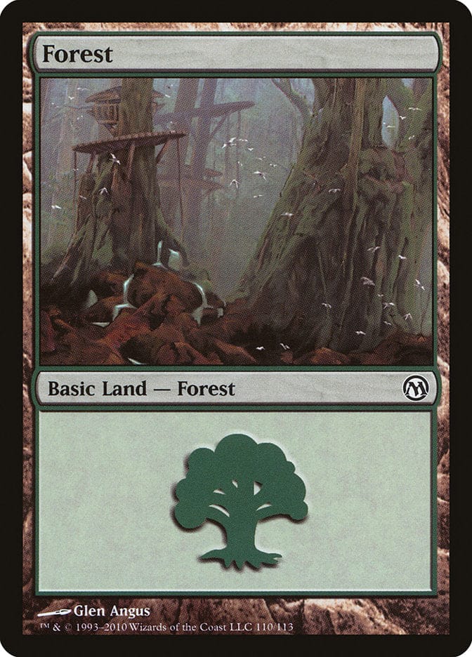 Forest (110) [Duels of the Planeswalkers] Magic: The Gathering