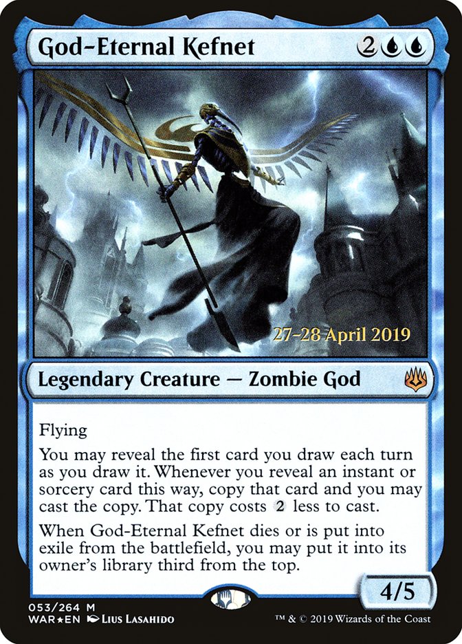 God-Eternal Kefnet [War of the Spark Prerelease Promos] Magic: The Gathering