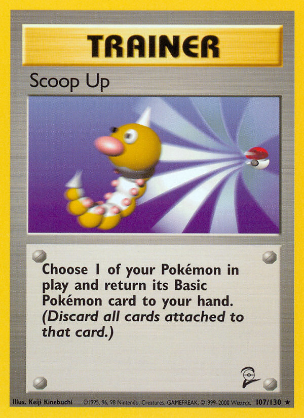 Scoop Up (107/130) [Base Set 2] Pokémon