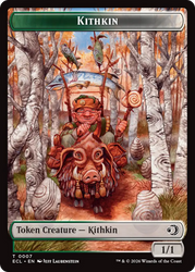 Elf // Kithkin (0007) Double-Sided Token [Lorwyn Eclipsed Tokens] Magic: The Gathering
