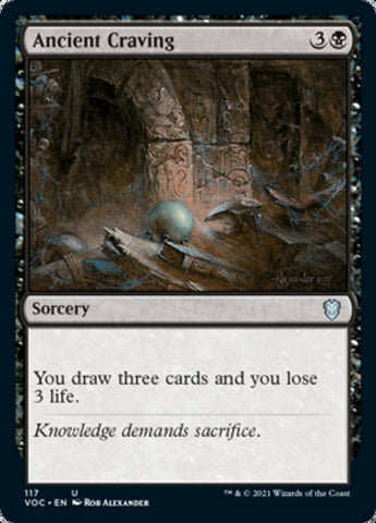 Ancient Craving [Innistrad: Crimson Vow Commander] Magic: The Gathering