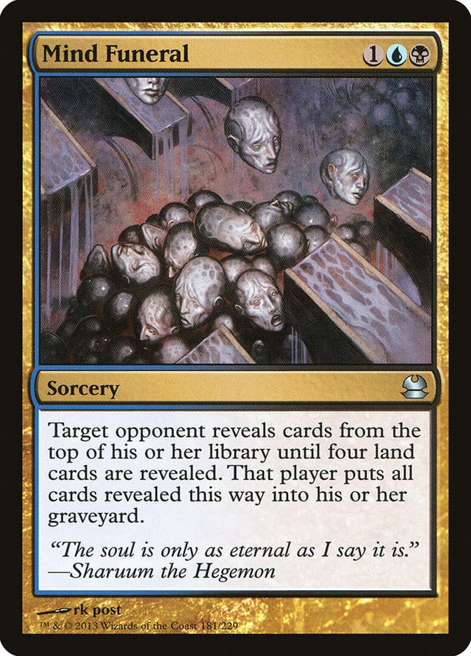 Mind Funeral [Modern Masters] Magic: The Gathering