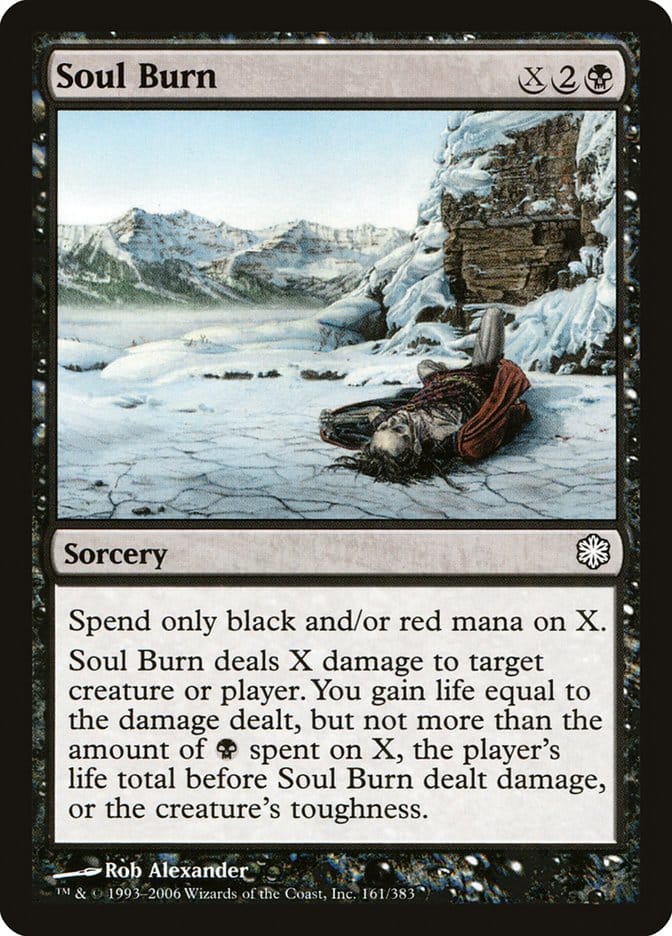 Soul Burn [Coldsnap Theme Decks] Magic: The Gathering