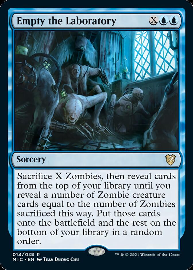 Empty the Laboratory [Innistrad: Midnight Hunt Commander] Magic: The Gathering