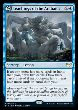 Teachings of the Archaics [Strixhaven: School of Mages] Magic: The Gathering