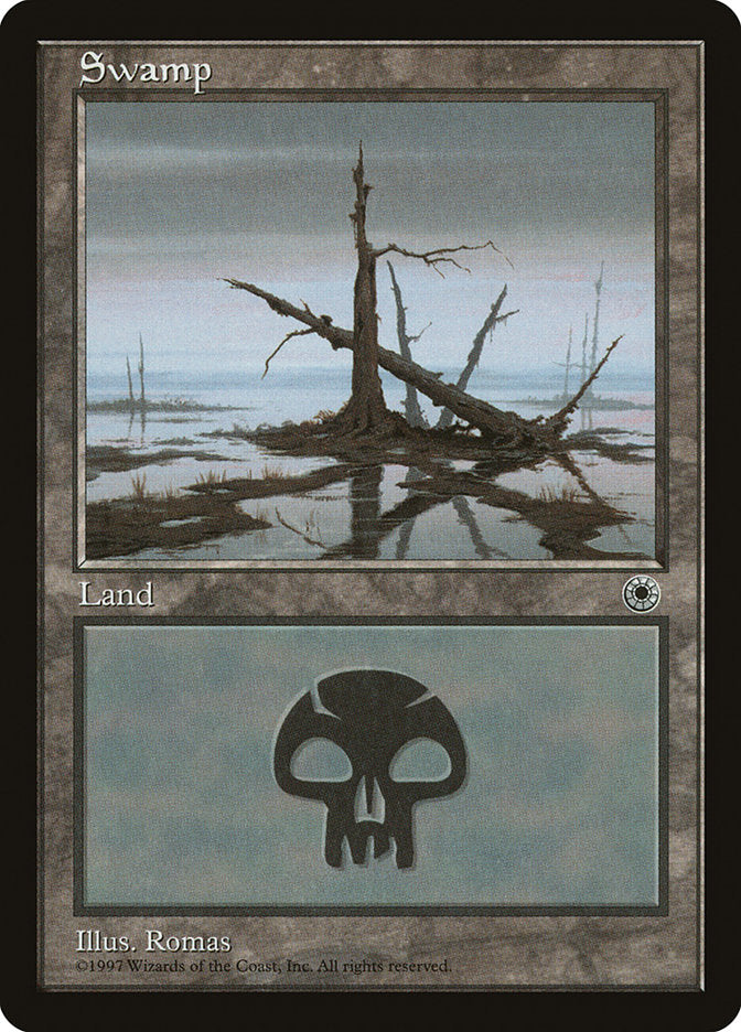 Swamp (Blue Morning Horizon) [Portal] Magic: The Gathering