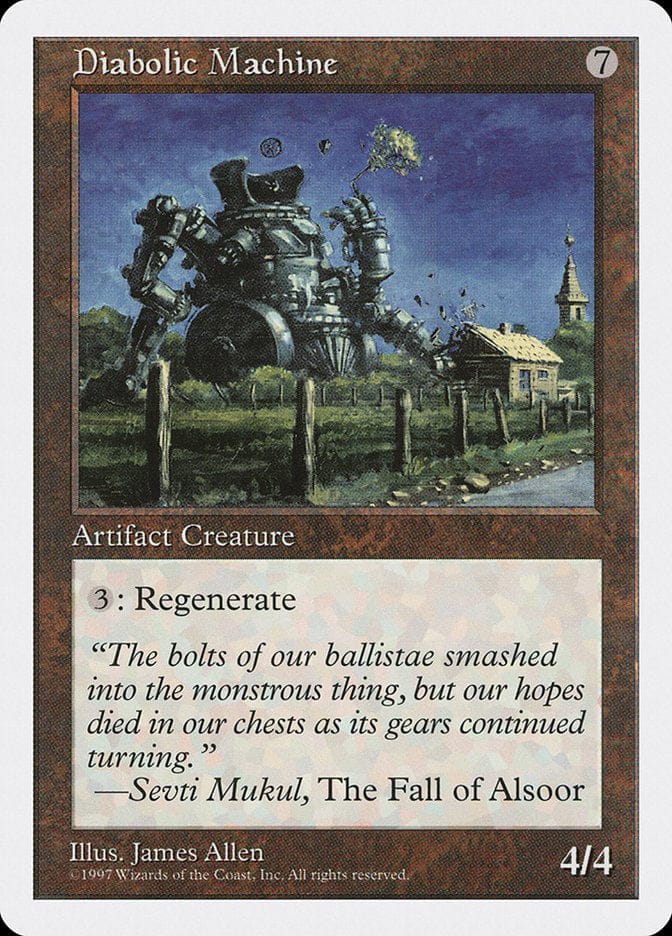 Diabolic Machine [Fifth Edition] Magic: The Gathering
