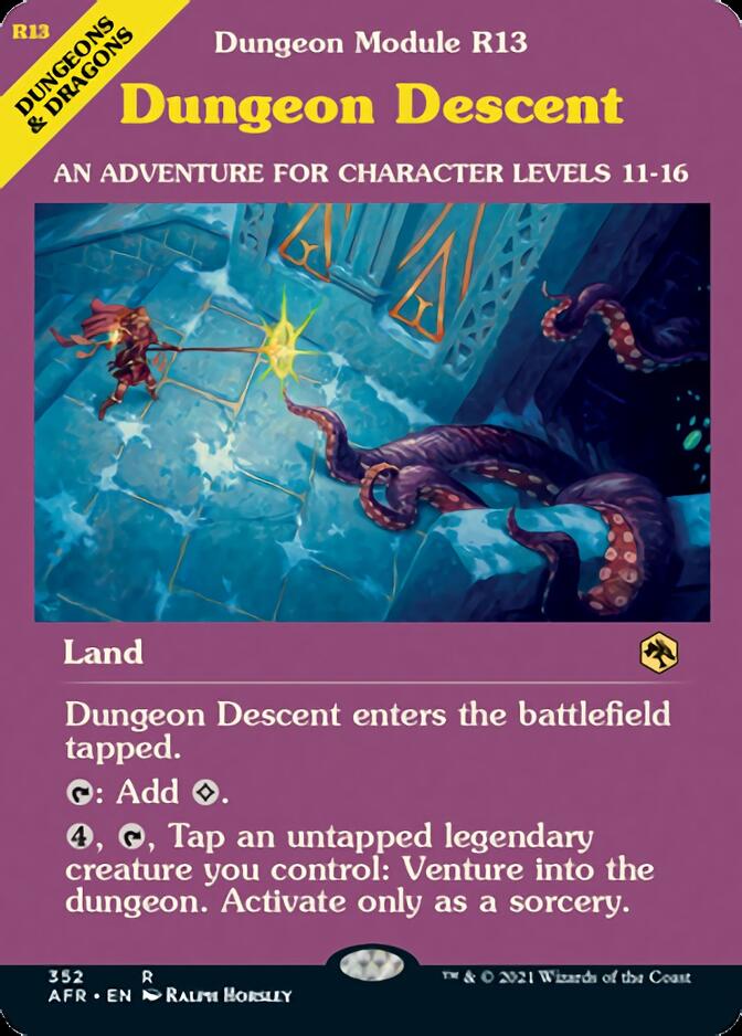 Dungeon Descent (Dungeon Module) [Dungeons & Dragons: Adventures in the Forgotten Realms] Magic: The Gathering