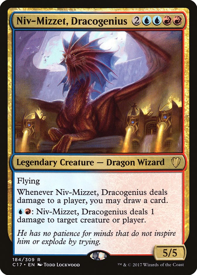 Niv-Mizzet, Dracogenius [Commander 2017] Magic: The Gathering