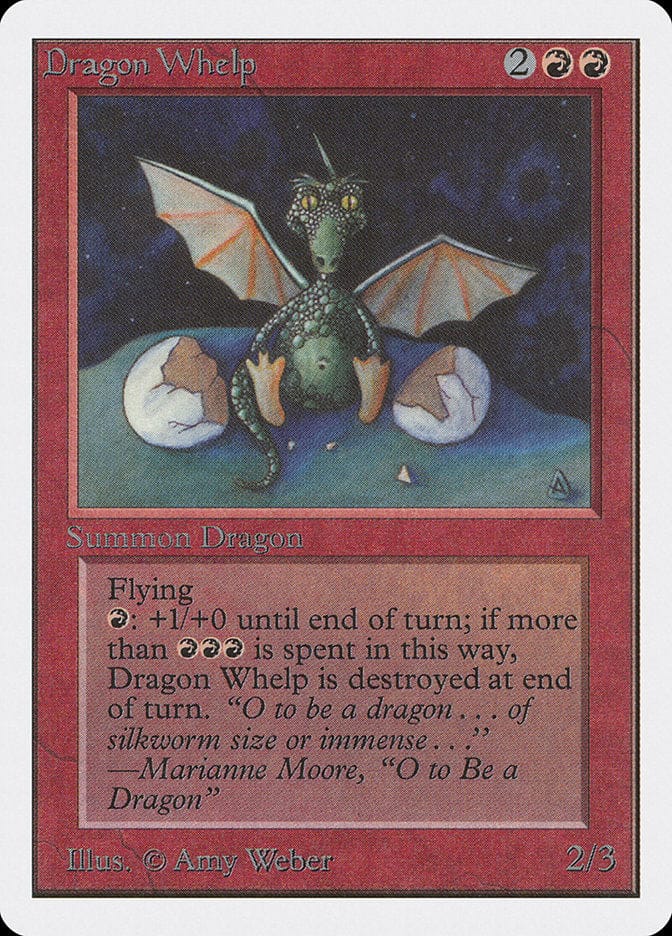 Dragon Whelp [Unlimited Edition] Magic: The Gathering
