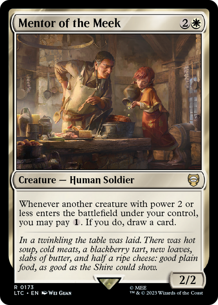 Mentor of the Meek [The Lord of the Rings: Tales of Middle-Earth Commander] Magic: The Gathering