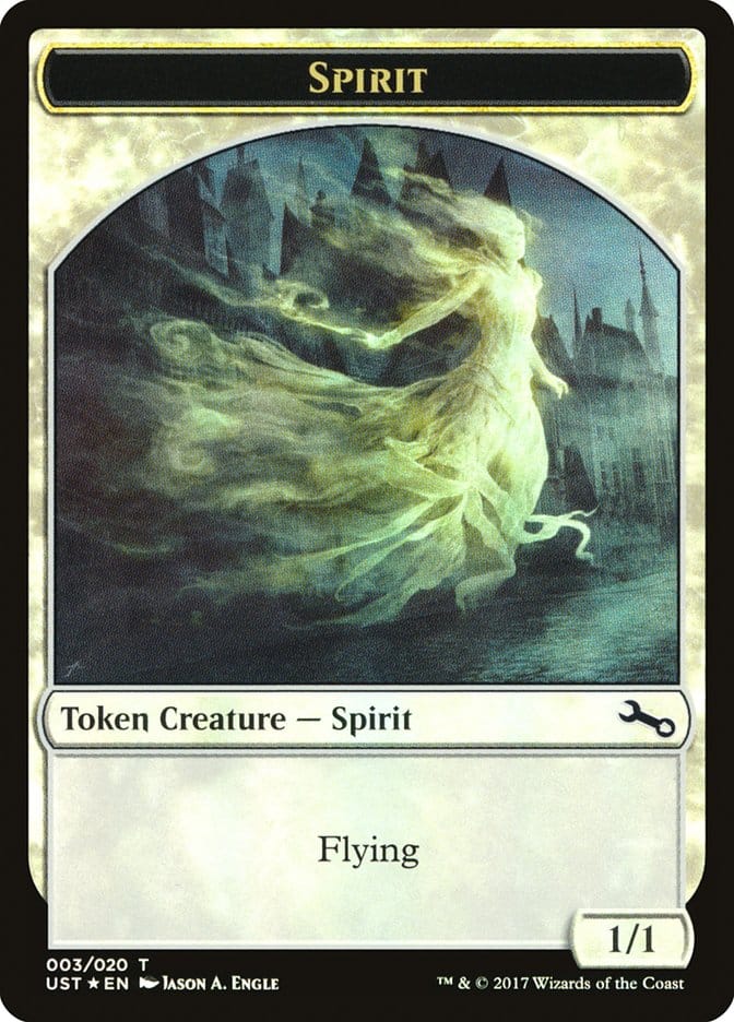 Spirit (003) // Spirit Double-Sided Token [Unstable Tokens] Magic: The Gathering