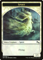 Spirit (003) // Spirit Double-Sided Token [Unstable Tokens] Magic: The Gathering