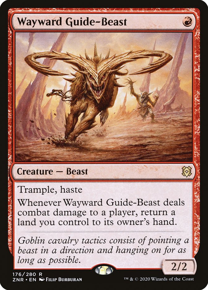 Wayward Guide-Beast [Zendikar Rising] Magic: The Gathering