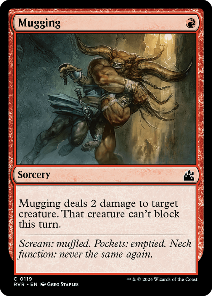 Mugging [Ravnica Remastered] Magic: The Gathering