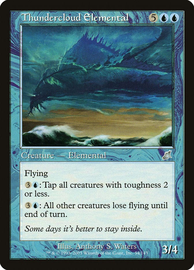Thundercloud Elemental [Scourge] Magic: The Gathering
