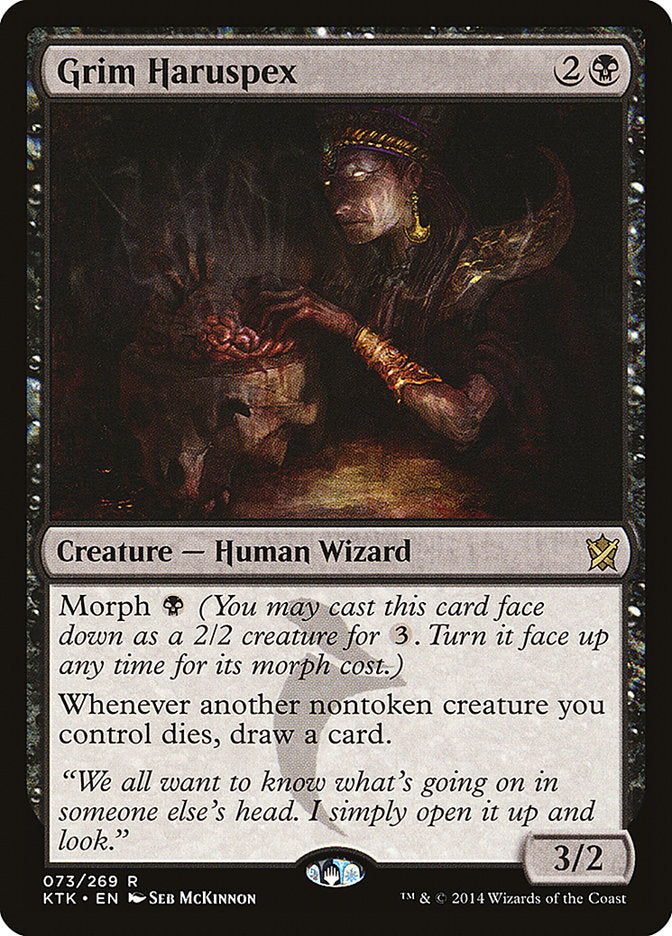 Grim Haruspex [Khans of Tarkir] Magic: The Gathering