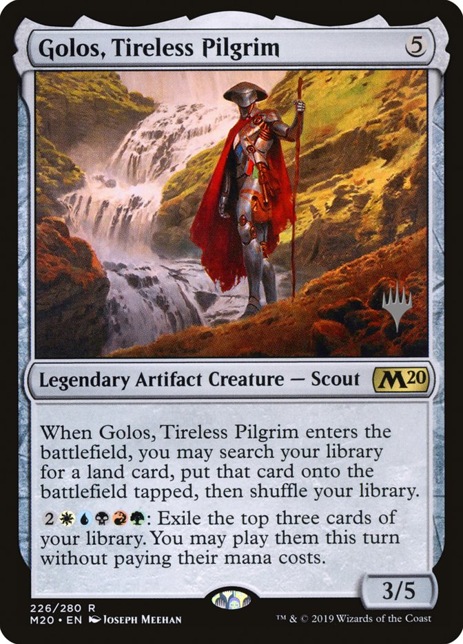 Golos, Tireless Pilgrim (Promo Pack) [Core Set 2020 Promos] Magic: The Gathering