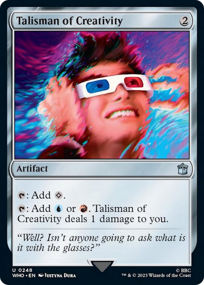 Talisman of Creativity [Doctor Who] Magic: The Gathering