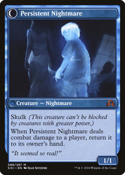 Startled Awake // Persistent Nightmare [Shadows over Innistrad] Magic: The Gathering