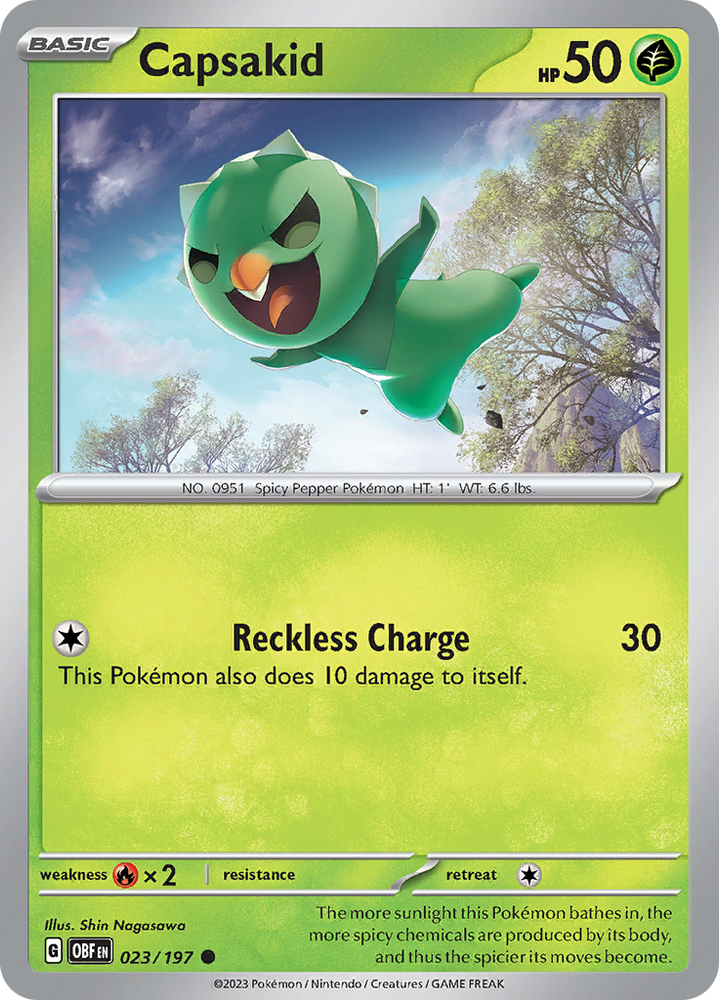 Capsakid (023/197) [Scarlet & Violet: Obsidian Flames] Pokémon