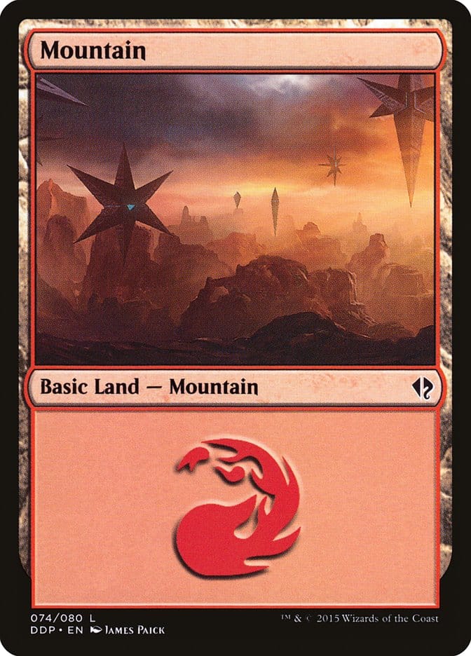 Mountain (74) [Duel Decks: Zendikar vs. Eldrazi] Magic: The Gathering