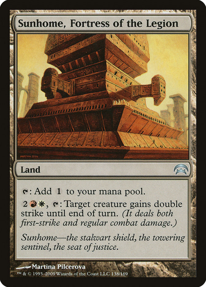 Sunhome, Fortress of the Legion [Planechase] Magic: The Gathering