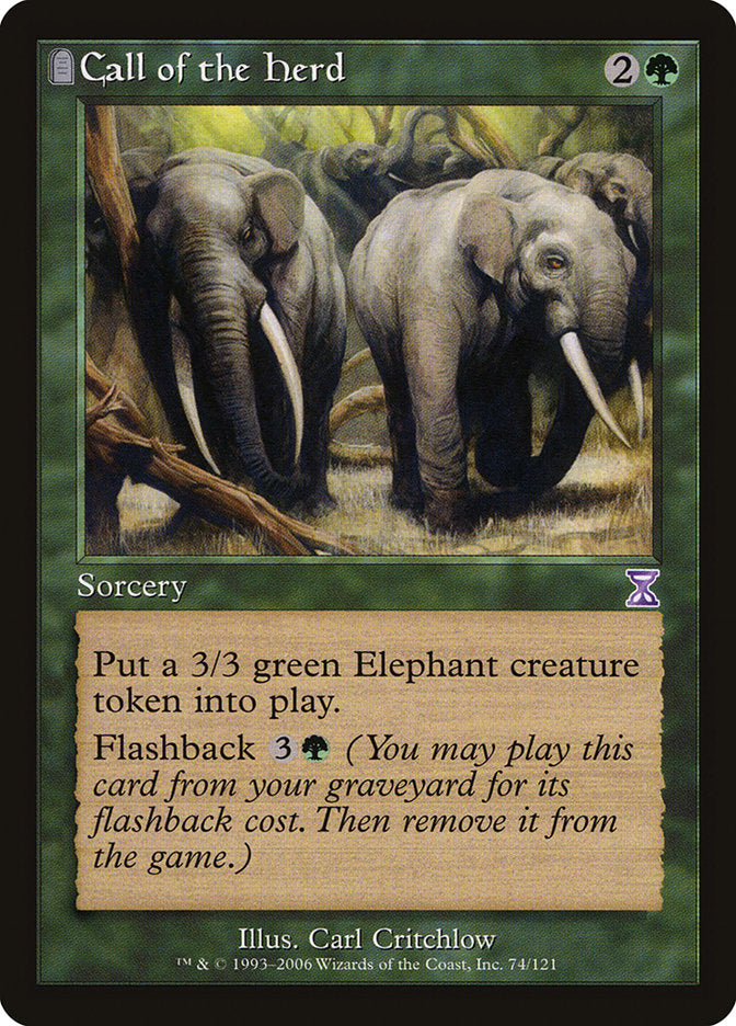 Call of the Herd [Time Spiral Timeshifted] Magic: The Gathering