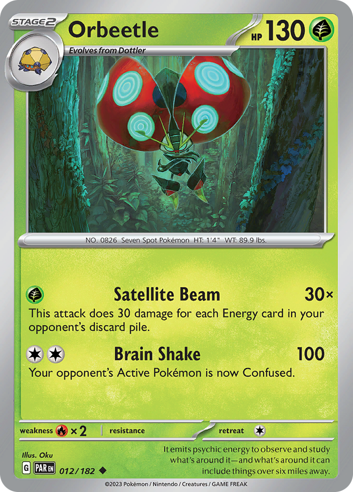 Orbeetle (012/182) [Scarlet & Violet: Paradox Rift] Pokémon