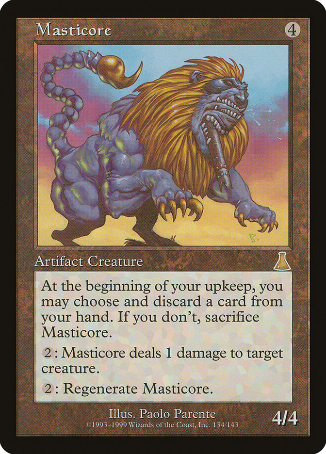Masticore [Urza's Destiny] Magic: The Gathering