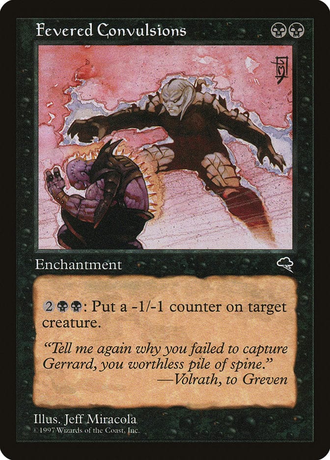 Fevered Convulsions [Tempest] Magic: The Gathering