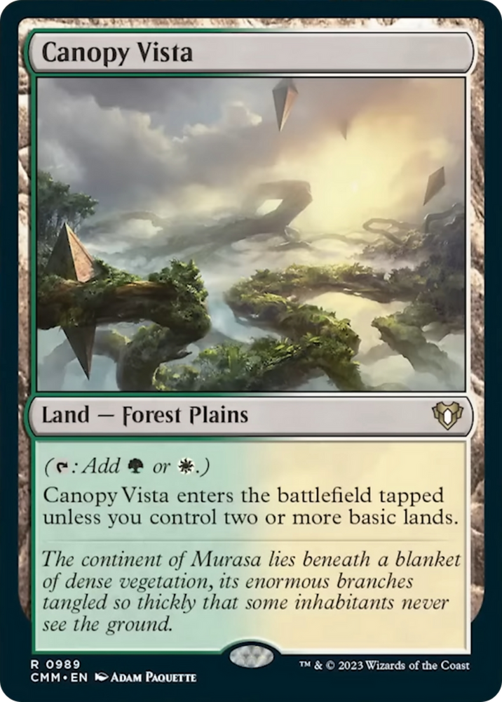 Canopy Vista [Commander Masters] Magic: The Gathering