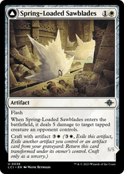 Spring-Loaded Sawblades // Bladewheel Chariot [The Lost Caverns of Ixalan] Magic: The Gathering