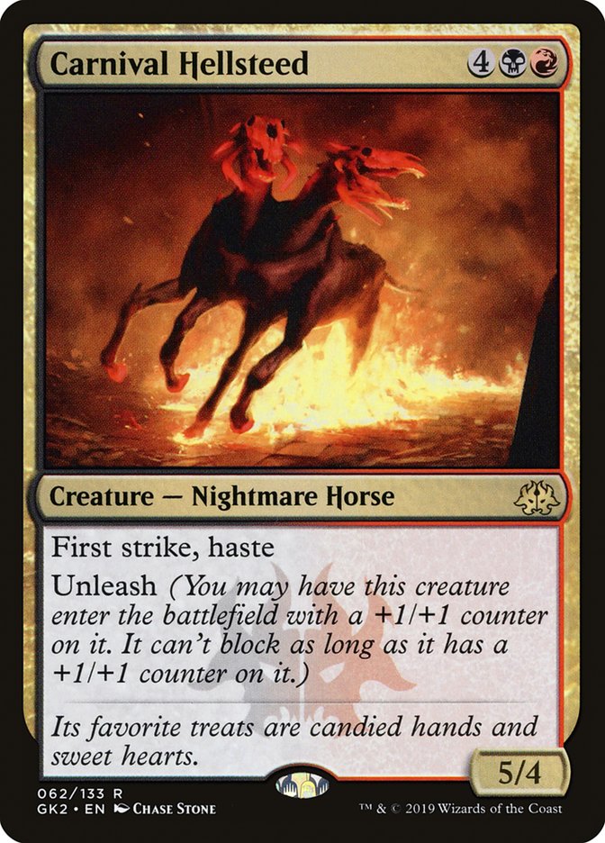 Carnival Hellsteed [Ravnica Allegiance Guild Kit] Magic: The Gathering